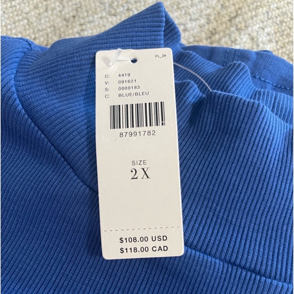 Anthropologie Daily Practice Long-Sleeved Mini Swing Dress NWT SZ 2X - Picture 9 of 14